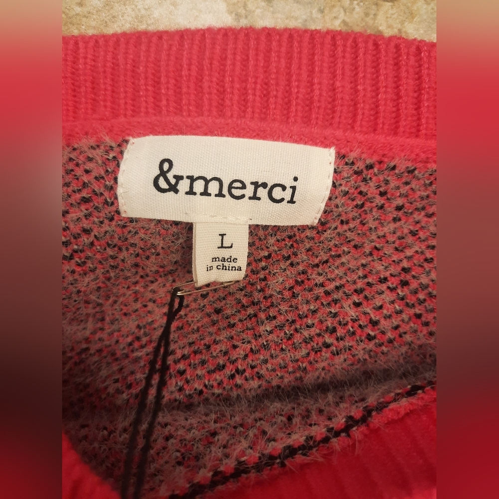 Animal print sweater